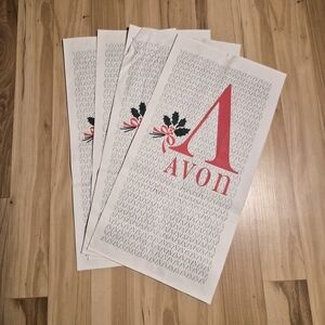 Set Of Four Vintage Avon Holiday Bags
